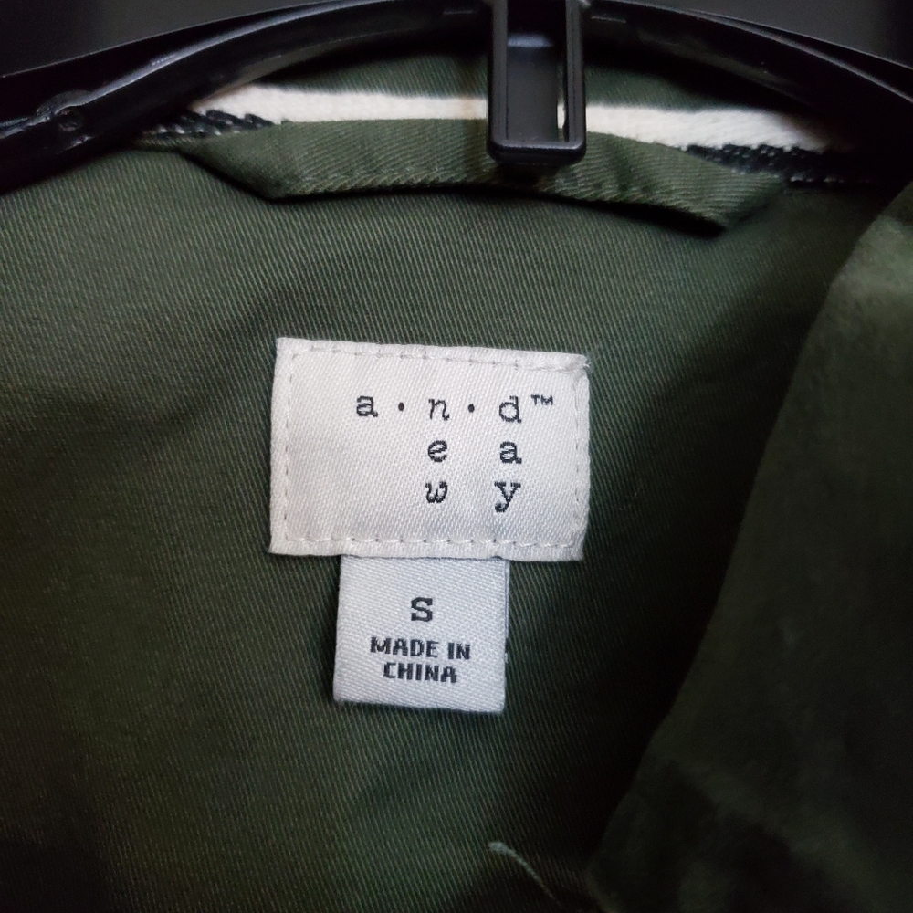 A New Day army green cargo dress or vest - Picture 3 of 8